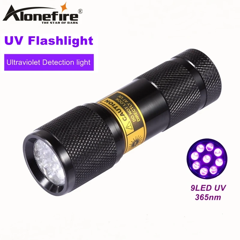 Alonefire 9 Led 365nm Uv Light Blood Check Ultra Violet Flashlight Invisible Pet Cat Dog Urine Scorpion Detector Lamp Torchaaa - Flashlights & Torches ...