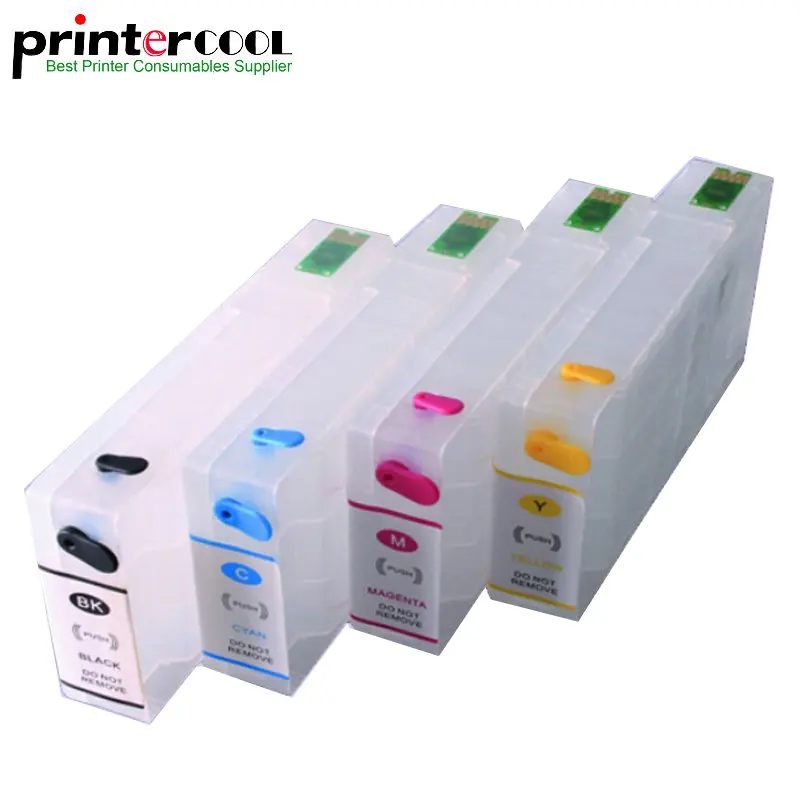 

T7891 - T7894 Refillable Ink Cartridge With Chip T7891 For Epson Workforce Pro WF-5110DW WF-5190DW WF-5620DWF WF-5690DWF Printer