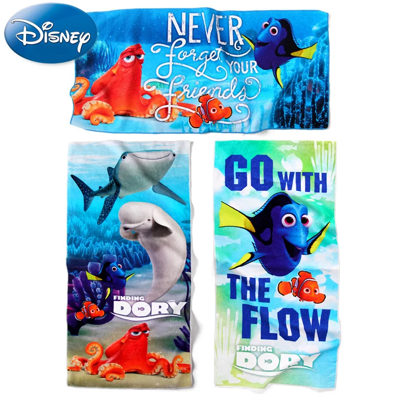 

Disney 70*140cm Finding Nemo 2 Pattern Bath Towel Digital Print Bath Towels
