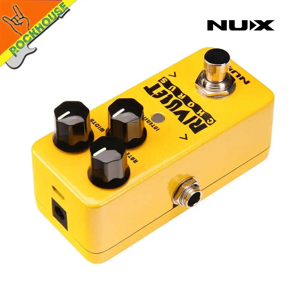 NUX Мини ядро Rivulet цифровая педаль хора гитарра педаль эффектов с обновленной прошивкой True Bypass