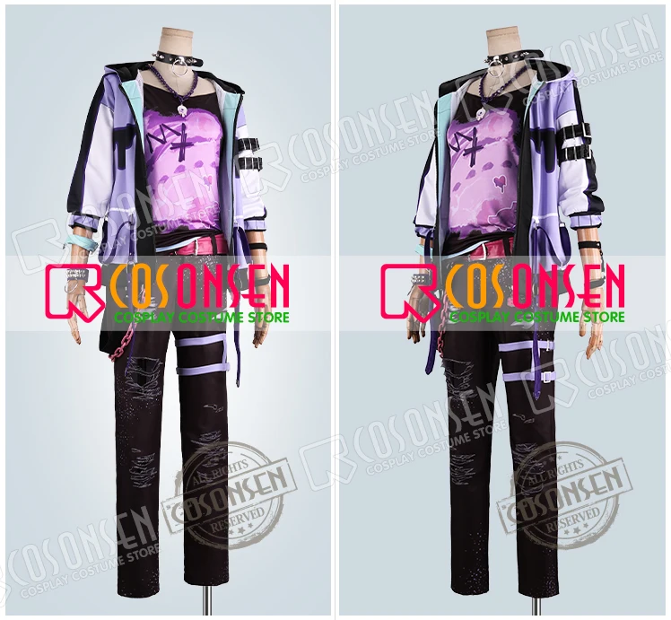 Звездный ансамбль Mika Kagehira Scout! Карнавальный костюм Яд Костюм аниме Косплей