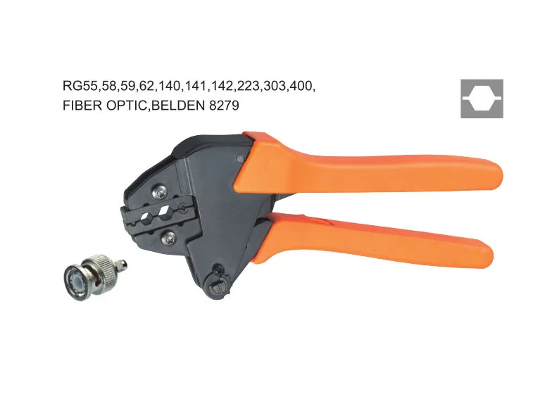 

Ratchet crimping plier 6.5,5.4,1.72mm2 BNC terminals crimping tools multi crimping pliers