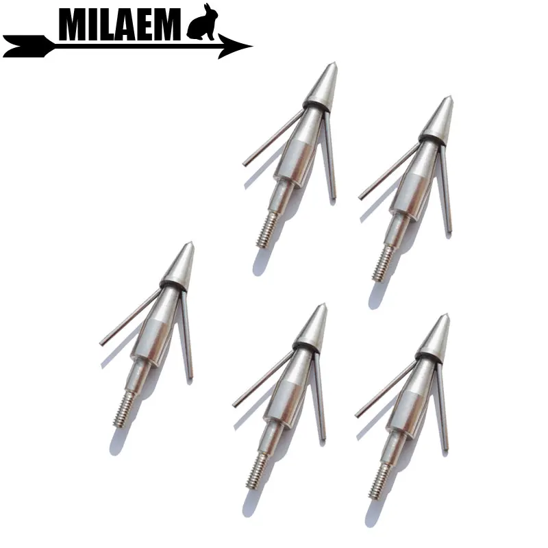 12pcs Archery Bowfishing Arrowhead Bow Fish Hunting Broadhead Arrow