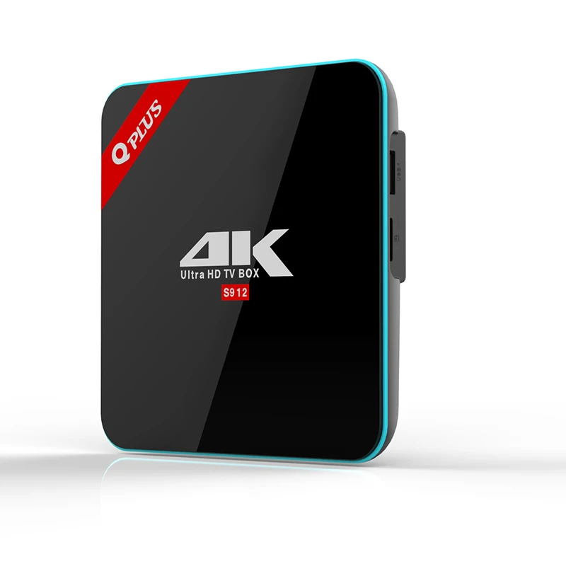 Q Plus 2G 3G/16G 32G Amlogic S912 Восьмиядерный процессор Andorid 7 1 tv BOX 2 4G/5 GHz Dual WiFi BT4.0 4K H.265