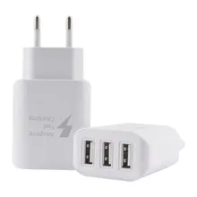 3USB зарядное устройство Quick Charge 3,0 5V 2A зарядное устройство для мобильного телефона для iPhone X XS XR 8 EU вилка Быстрая зарядка для samsung S10 S9 S8 huawei