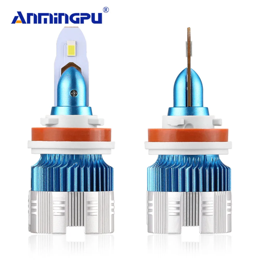 

Anmingpu 2x Mi2 8000LM 50W H11 Led Headlight Bulbs H4 H7 LED H11 H8 H9 H1 9005/HB3 9006/HB4 Led Auto Fog Headlamp Lamps 6000K