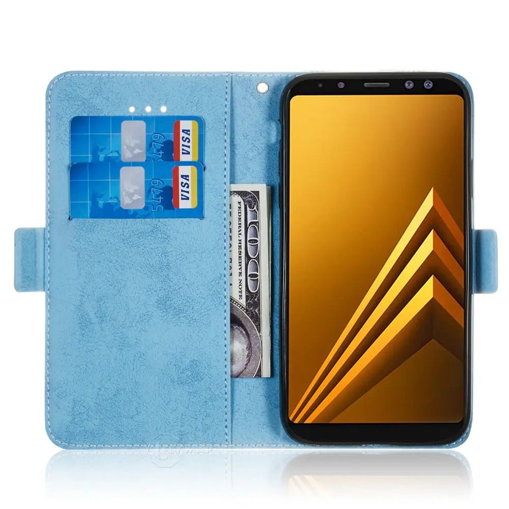 Чехол в стиле ретро для samsung Galaxy A5 A8 8a SM A530 A530N A530F SM-A530F/DS A530F/DS A530W Чехол-книжка для телефона с кошельком и кожи с откидной крышкой