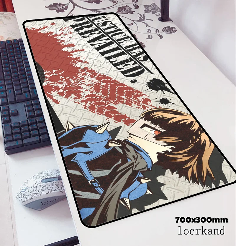 Коврик для мыши persona 5 70x30 см игровой коврик Аниме милый офисный блокнот