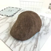 New Autumn Winter Casual Beret Hat British Style Cap Lvy Caps Newsboy Hats For Men And Women
