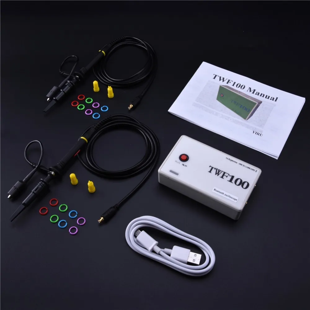 Цифровой осциллограф TWF100 миниатюрный USB с поддержкой Bluetooth Android 4 0 или выше|usb digital