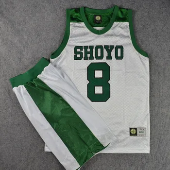 

Slam Dunk SHOYO No.8 TAKANO Jerseys Basketball Tank Tops+Shorts Set School Basketball Uniform Suits Sportswear Cospaly Costume