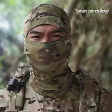 Камуфляж Hunitng Рыбалка кепки плотно тактический для страйкбола и пейнтбола боевой военная Униформа Велосипедный спорт полный уход за кожей лица маски для век