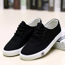 Women Shoes New 2016 Women Casual Shoes Flats White Black Women’s Canvas Shoes Lace-Up Solid Color Spring Fashion Shoes