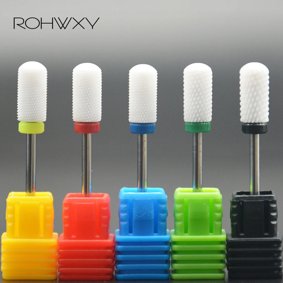 

ROHWXY Ceramic Nail Manicure Drill Milling Nail Cutter Electric Nail Drill Bit For Manicure Pedicure Drill Bits Accessories