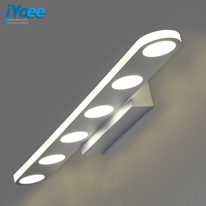 الحديثة الأبيض وحدة إضاءة led جداريّة مصابيح في علوي الحمام تشكل الجدول المرآة البالونية جدار ضوء الشمعدانات لوفت نمط led تركيبات إضاءة داخلي