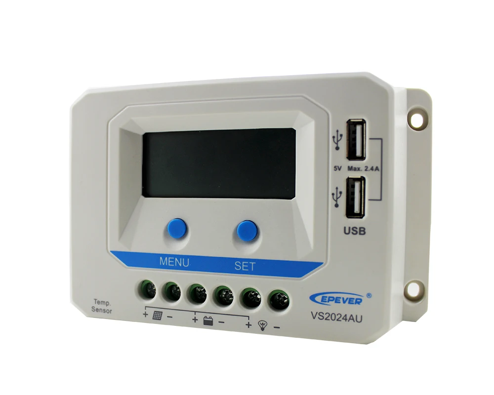 Контроллер заземления VS2024AU 20 А 12/24 в с ЖК дисплеем|charge controller|charge cablecontrol chemistry |