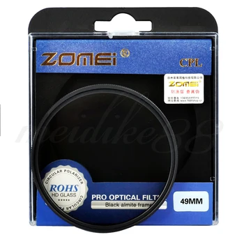 

Zomei 49mm CPL Circular Polarizing Polarizer Filter for Canon Nikon Sony Pentax Camera Free Shipping