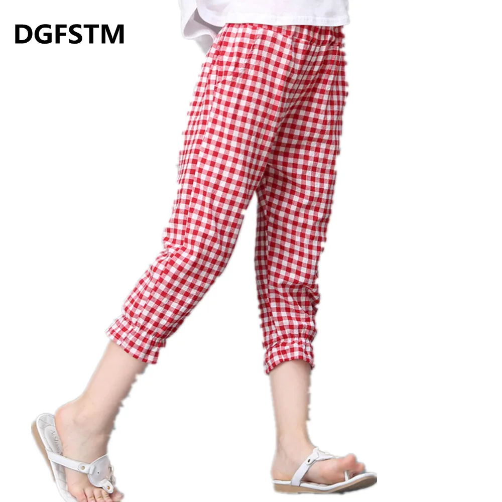 Children Heram Pants For Girls Sportswear Summer Elastic Waist Girls