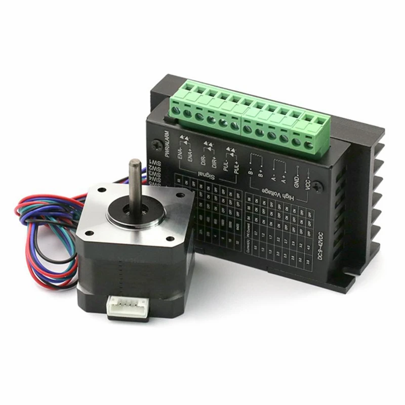 Nema 17/23 шаговый двигатель + Драйвер TB6600 32 сегментов Модернизированная версия 4.0A 9