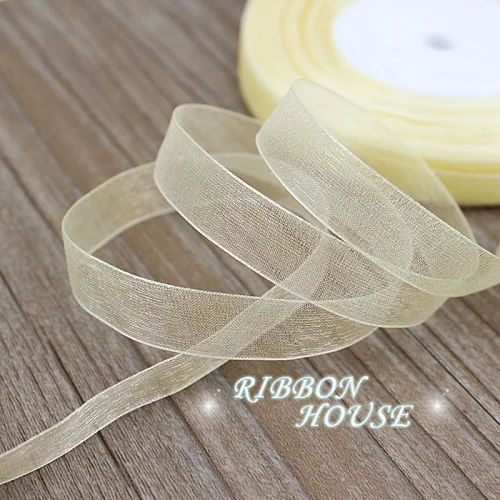 Organza Ribbon - 1/2 Width, 50 Yards - Perfect for Gift Wrapping, Crafts, Hair Accessories, and Jewelry Design