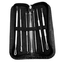 7 шт. прыщи, прыщи, угрей, игла для лица, пятно от акне, средство для удаления прыщей, инструмент для борьбы с комедонами, унисекс, горячая July12