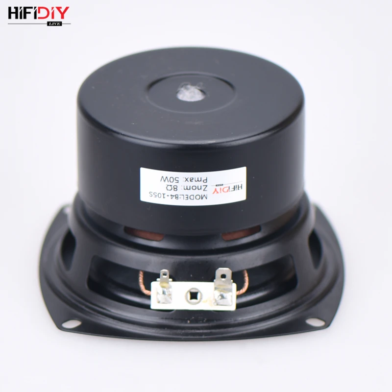 Hifidiy в прямом эфире, Hi-Fi, 4 дюйма 4," мидбаса НЧ-динамик 4/8 OHM 50W хлопок и конопли волокна бассейна громкоговоритель B4-105S