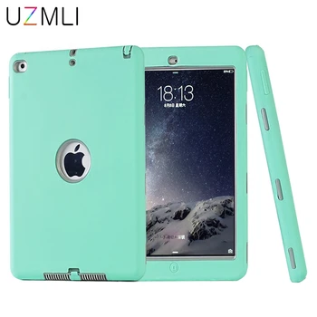 

Extreme Silicone Cover For Apple iPad air2 ipad 6 9.7 inch Armor Shockproof Defender Robot Heavy Duty Hard Cover Cases + Gifts