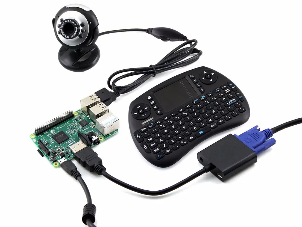 

Parts Raspberry Pi 3 Pack C=Original Element 14 Raspberry Pi 3 Model B+ 16GB Micro SD Card+Ethernet Cable+Wireless Keypad etc
