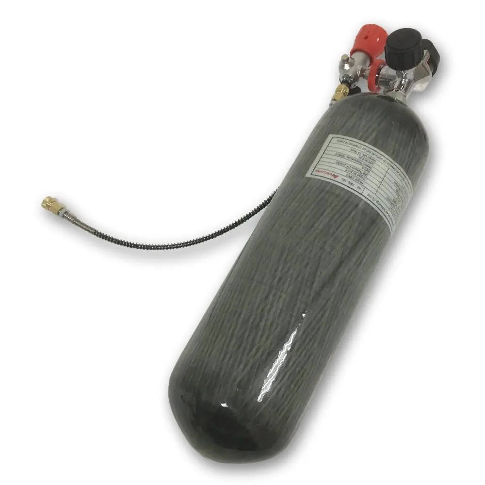 

AC168201 New 6.8L CE 300bar 4500Psi Scuba Diving SCBA Carbon Fiber Tank Pcp compressed air gun to hunt paintball tank Acecare