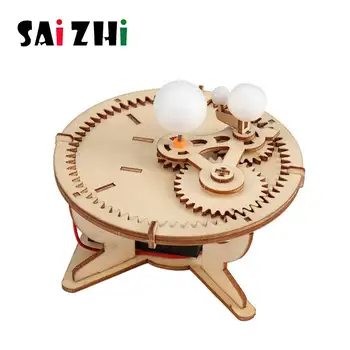 

Saizhi Kids DIY Sun-Moon-Earth Geography Model Scientific Experiment Toys Kits STEM Science Project Worldwide Education For Kids