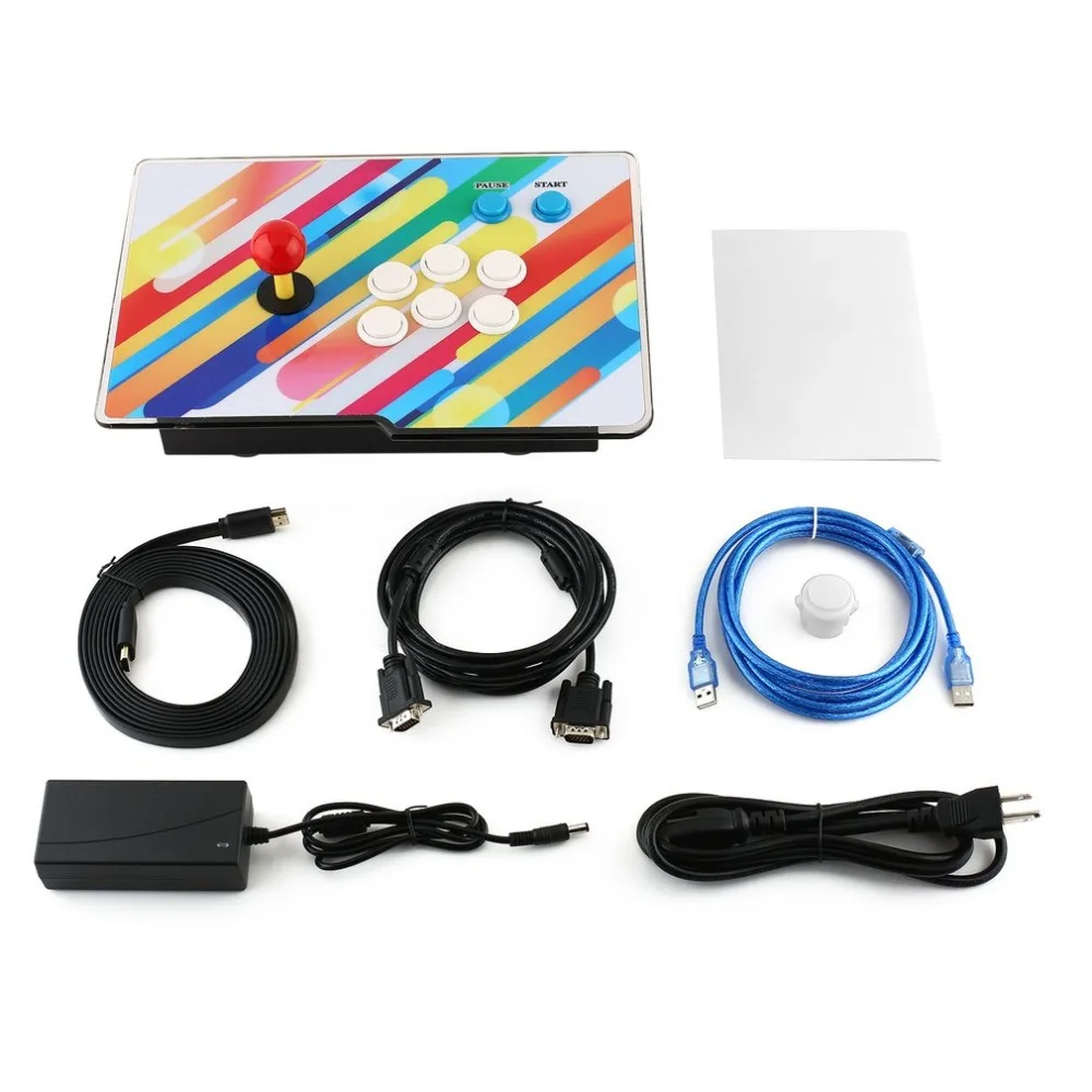 

1299 in 1 USB Joystick Games Gamepad Colorful Panel Pandora Retro Video VGA HDMI 6 Buttons Fightstick Controller Arcade Console