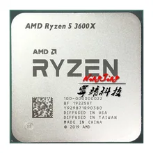 Процессор AMD Ryzen 5 3600X R5 3600X3,8 GHz шестиядерный ЦП с двенадцатью потоками 7NM 95W L3 = 32M 100-000000022 Socket AM4