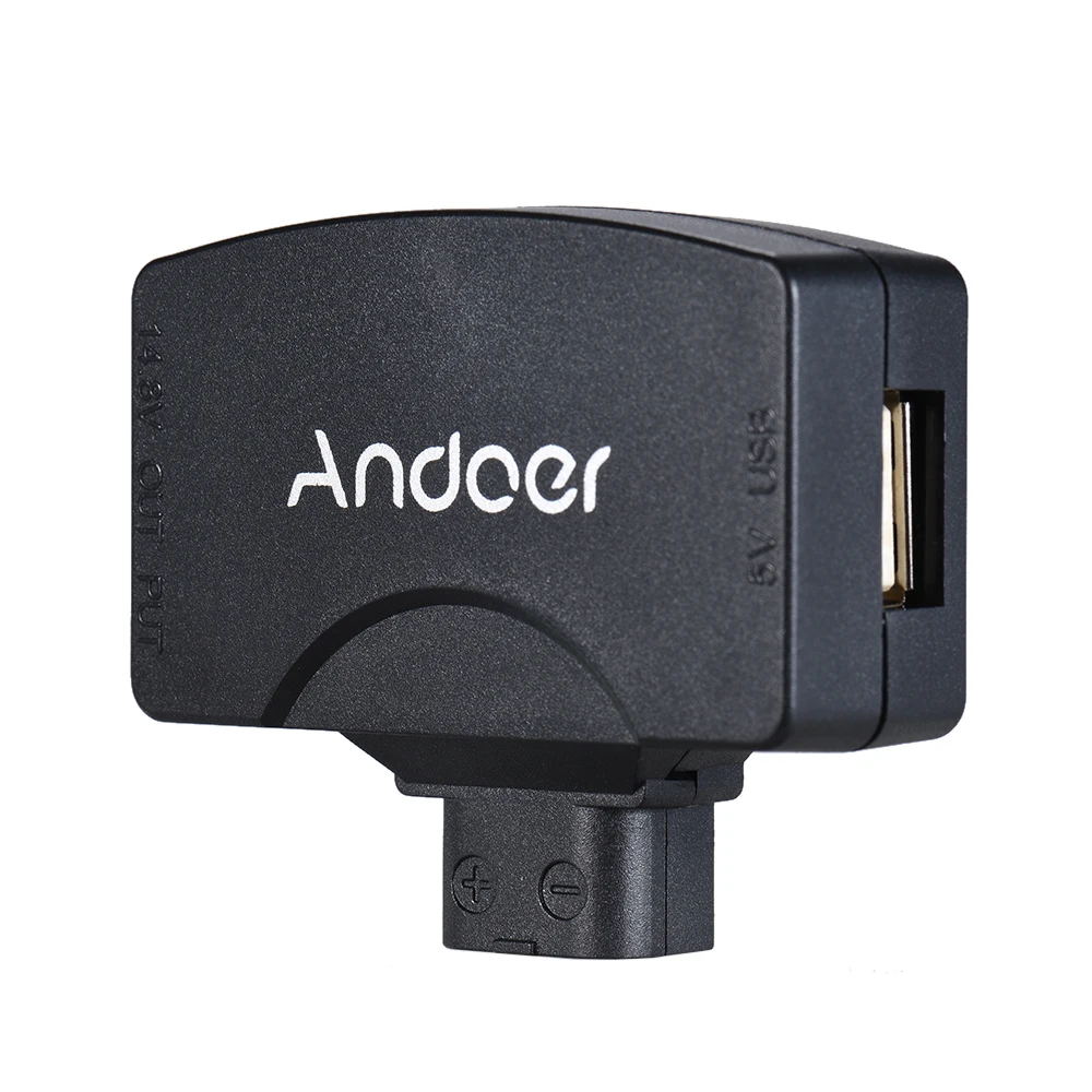 Andoer D-Tap с адаптером 5В USB разъем для v-образного крепления видеокамеры Камера Батарея для BMCC для iPhone X/8/7/6/6plus для samsung huawei