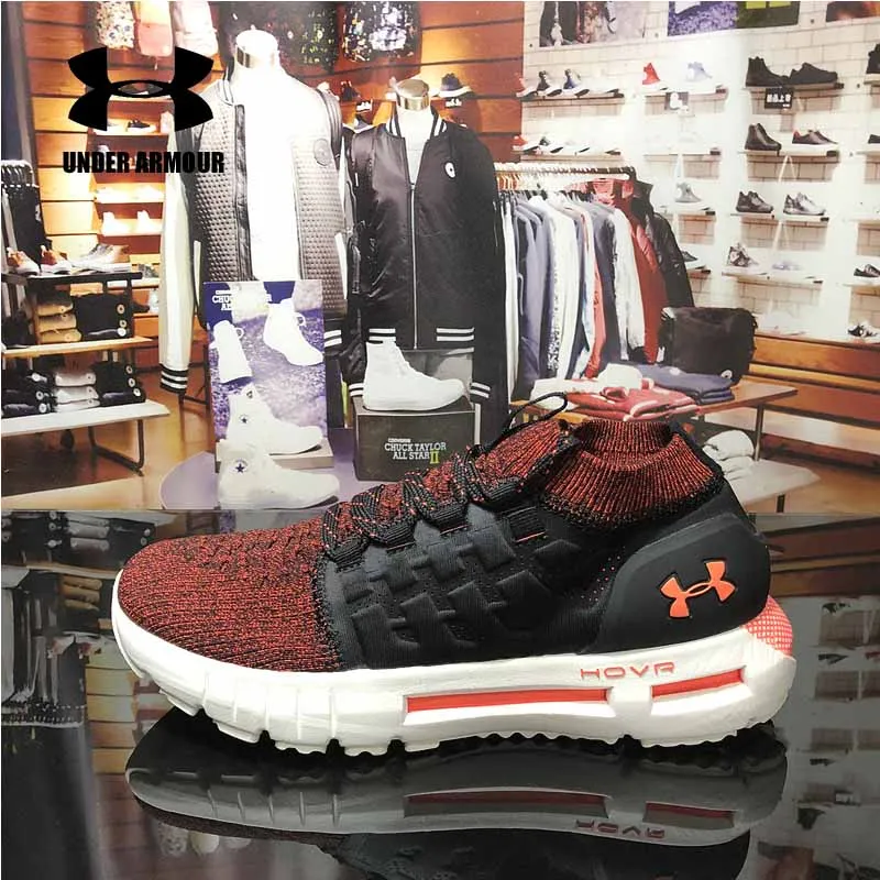 

Under Armour Men HOVR Phantom running shoes Unique Sock design sneakers cushioning shoes zapatillas hombre deportiva US 7-11