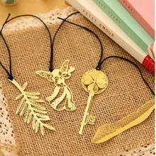 300 шт. офиса корейской канцелярские Kawaii из золотистого металла Закладки Винтаж ключ Перо Ангел Закладки S Бумага зажим для книга