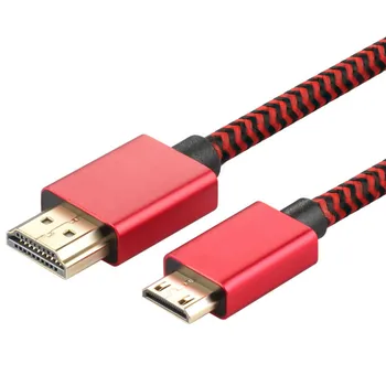 

Mini HDMI to HDMI Cable High Speed HDTV Cable 4K/60Hz 1080p Mini HDMI Cable Support Tablet Camcorder Camera Game Console DV