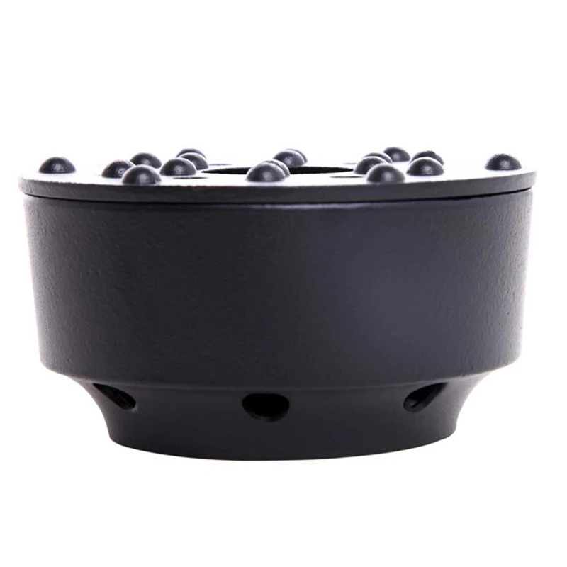 ABLA чугунный чайник печи изоляционная база имитация японского чугуна чугунные плиты маленький уголь плита чай алкоголь St - Цвет: Black