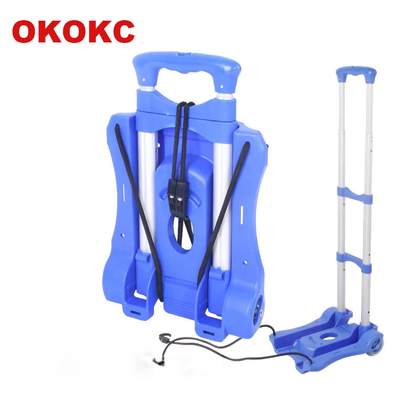 OKOKC Travel Accessories Shopping Cart 2 Wheels Rolling Cart Removable