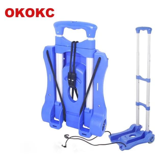 OKOKC Travel Accessories Shopping Cart 2 Wheels Rolling Cart Removable