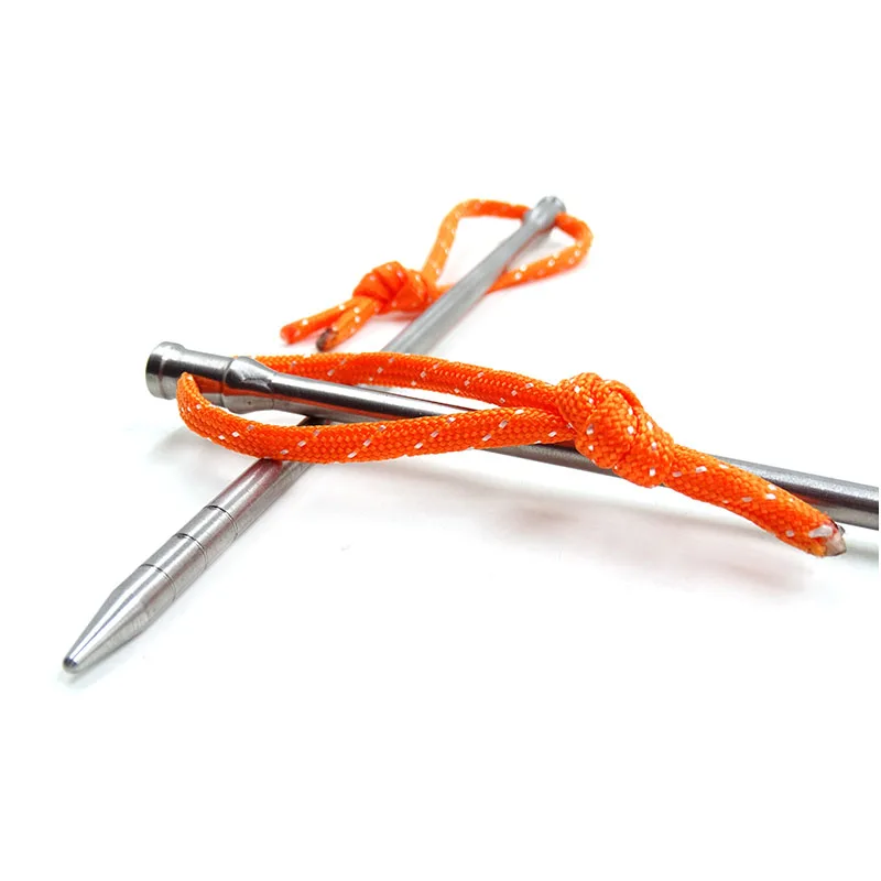 Titanium Tent Nail Peg Stakes High Strength Outdoor Tent