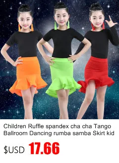 Детское профессиональное платье для латинских танцев для девочек, современный вальс, танго, ча-ча, Детские бальные платья для соревнований, перьевое платье