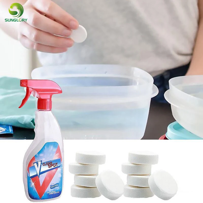 Drop shipping Multifunctional Effervescent Spray Cleaner Set With