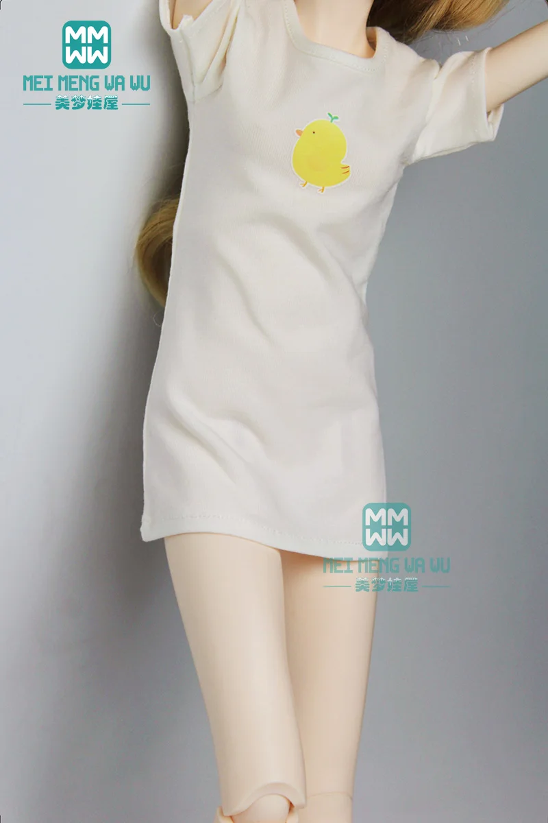 БЖД куклы одежда подходит 1/4 BJD куклы Мода Разнообразие средние и длинные темперамент футболка