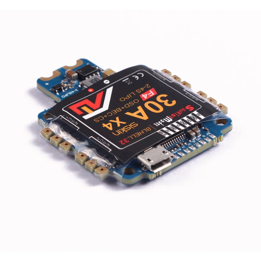 F4S 30A blheli _ 32 4 в 1 ESC 5V BEC w/ F4 Контроллер полета AIO OSD Датчик тока для радиоуправляемого
