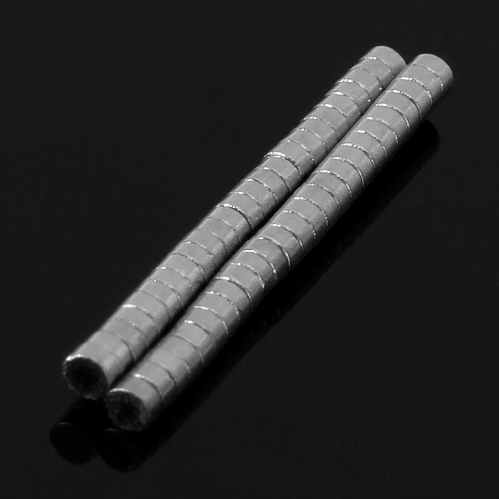 PW_ 50Pcs 2x1mm Mini Strong Round Disc Rare Earth Neodymium Fridge Magnet N45 PW_ 50Pcs 2x1mm Mini Strong Round Disc Rare Earth Neodymium Fridge Magnet N45