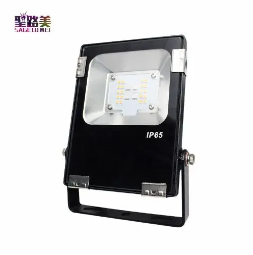 

ZIGBEE LED 10W Floodlight RGB+CCT warm white and cool white Dual white zigbee light link LED Lamp AC110-240V APP work echoplus