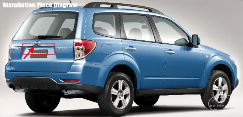 Subaru-Forester-SG-SH-back-license-plate-lamp
