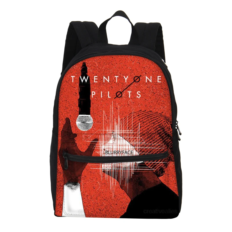 VEEVANV, мужские рюкзаки, модный рюкзак с принтом «Twenty One Pilots», Детский рюкзак, школьные рюкзаки, подростковые сумки на плечо для мальчиков - Цвет: 3