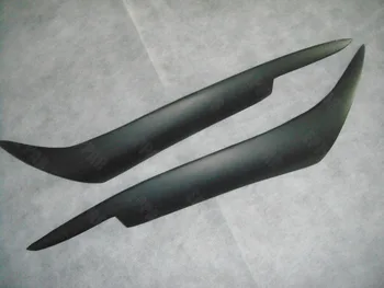 

Unpainted Fiberglass Headlight Eyelids Eyebrows for 2006-2010 VW Volkswagen Passat B6