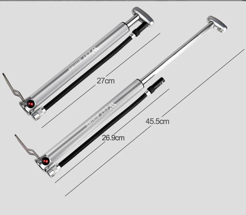 WEST BIKING велосипедный насос 160PSI портативный легкий алюминиевый сплав Schrader Presta клапан Ручка Надувное передняя вилка велосипедный насос